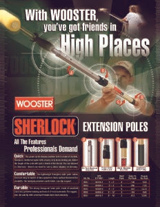 Wooster 1'-2' Sherlock Extension Pole