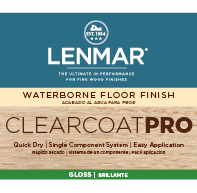 ClearCoat PRO Waterborne Floor Finish - Gloss 1PR.309